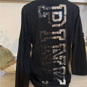 NWT Victoria’s Secrets Oversized Bling Long Sleeves size S